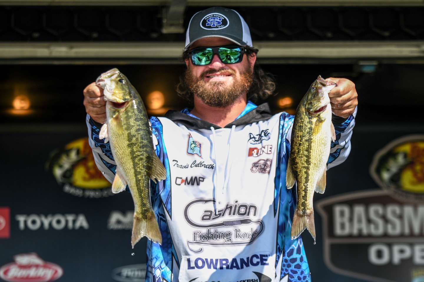 Travis Culbreth, 3rd place co-angler (9-15)