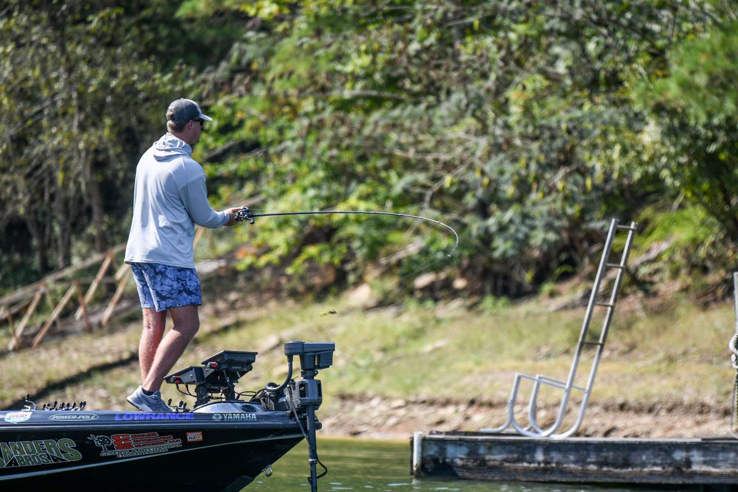 Check out Kyle Austin's Championship Saturday of the Basspro.com Bassmaster Central Open at Smith Lake.
