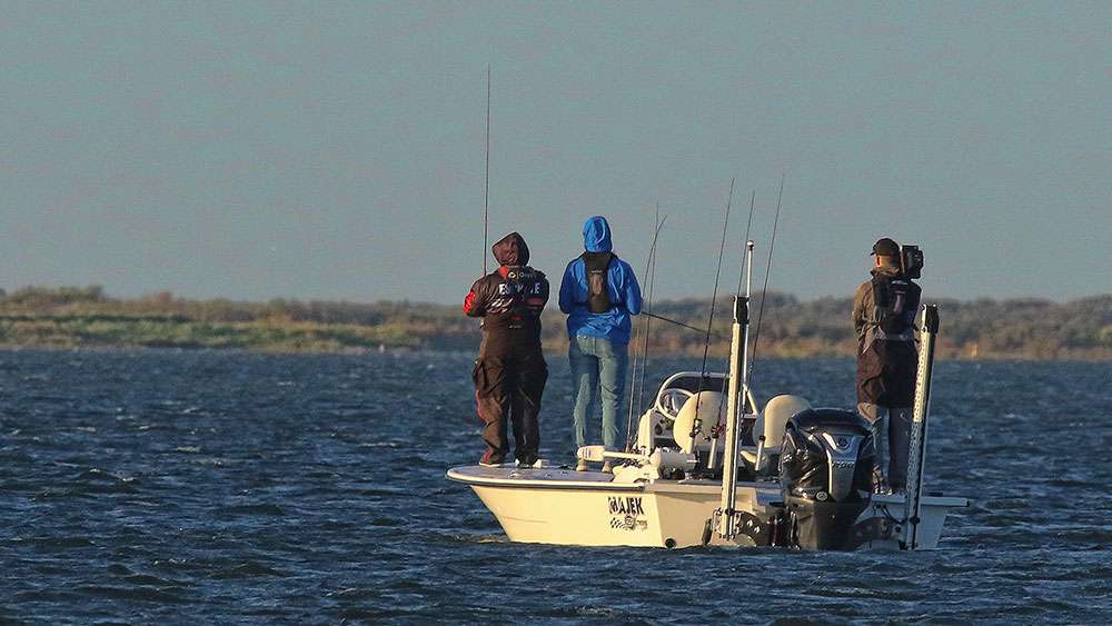 Catch up with Patrick Walters and Dwayne Eschete as they get to work on the second day of the 2021 Yamaha Bassmaster Redfish Cup Championship presented by Skeeter!