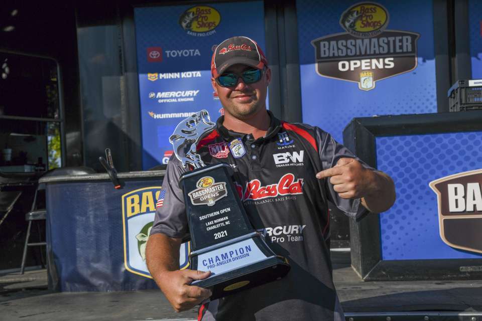 Cody Hoyle, a skilled tournament angler on Norman, went shallow, opting for the better-quality largemouth bite. As a result, he won the tournament with 40-4. The winner targeted marinas and docks, the latter offering dredged out areas around the boat slips to accommodate seasonal drawdown conditions. The subtle depth change and shade were ideal for holding largemouth. 
