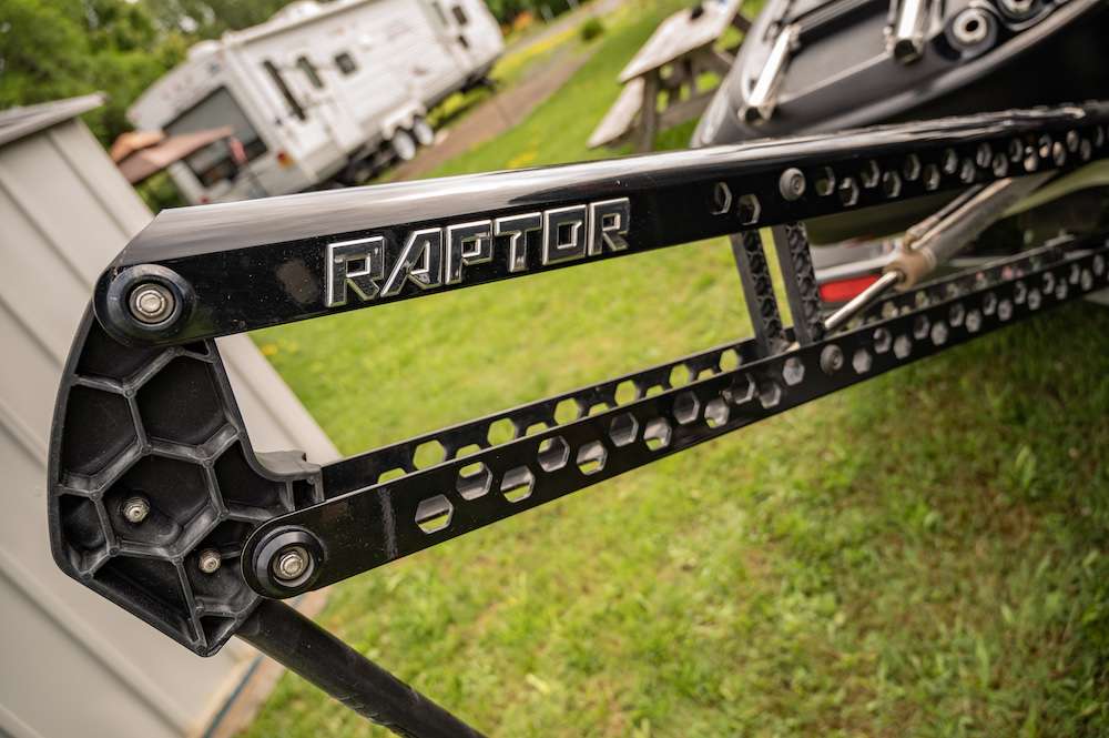 Downey replies on his Minn Kota Raptor shallow water anchors. The Raptors can sense when the bottom is mud and will readjust the pressure to ensure a solid hold, allowing Downey to work cover thoroughly without moving. 