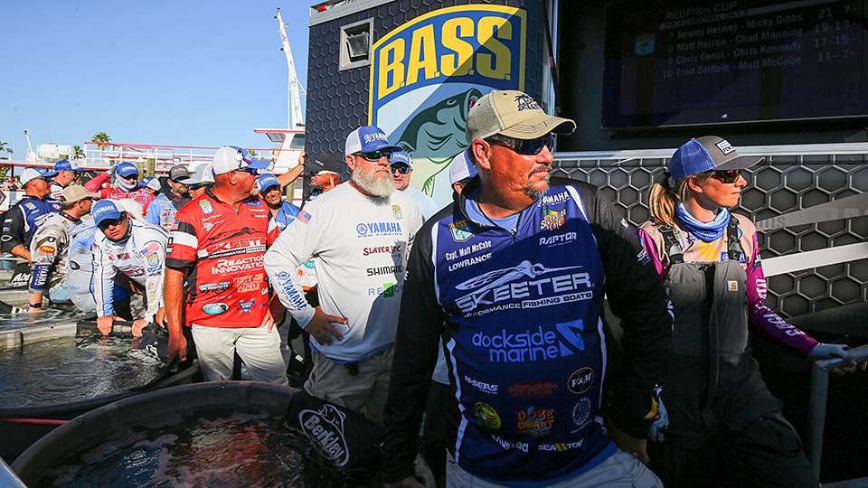 Check out all the action from the Championship Sunday weigh-in of the Yamaha Bassmaster Redfish Cup Championship presented by Yamaha. 