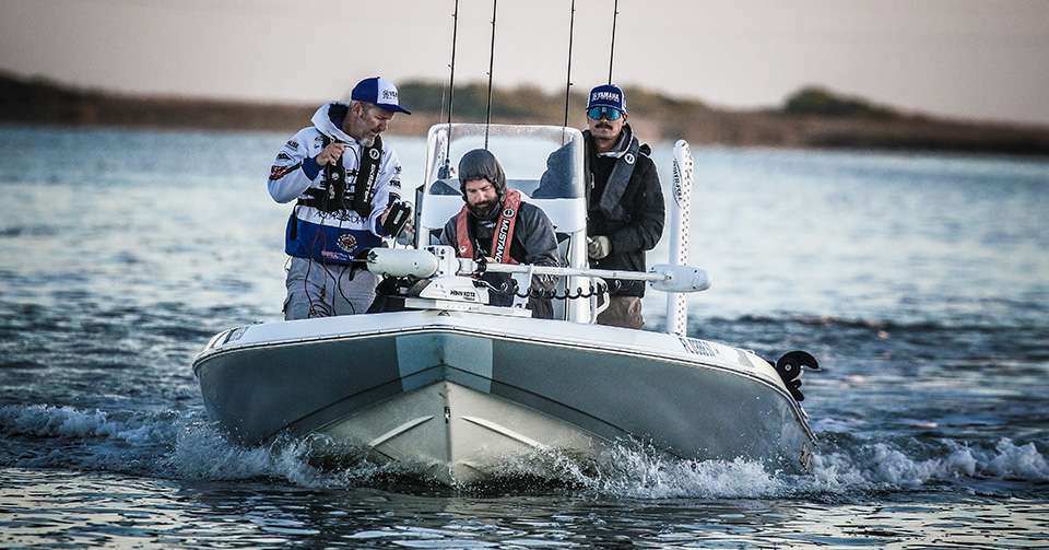 Chris Zaldain and Ryan Rickard charge ahead on the final day of the 2021 Yamaha Bassmaster Redfish Cup Championship presented by Skeeter!