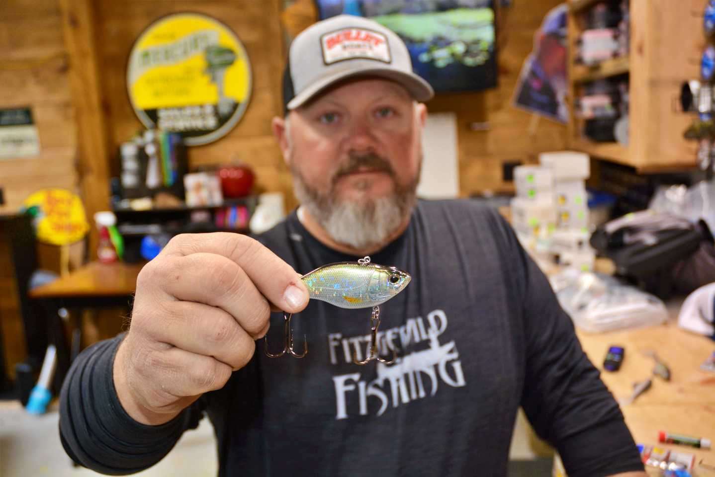 Next in the lineup is another lipless crankbait, this one in a 3/4-ounce model. âItâs got bigger hooks, which are ideal for bigger bass,â he said.  
