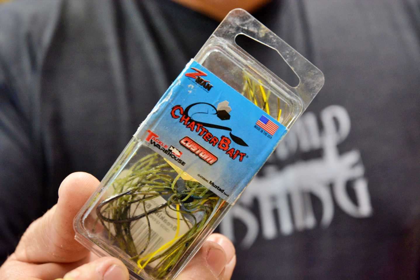 The choice is a Z-Man ChatterBait.  