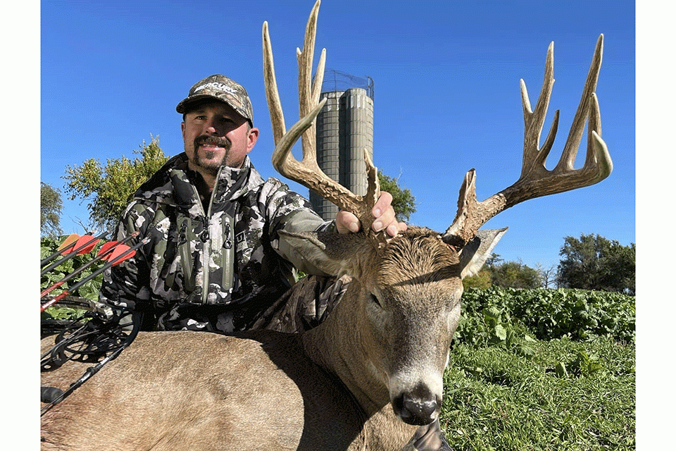Brad Whatley went out of Texas for a November hunt in Kansas, where he slapped a tag on this brute. Whatley also posted a video of a successful hunt with his daughter, from silence in the stand to a search in the dark, saying, âIt doesnât get any better than this for me. She and I will never forget this day!â
