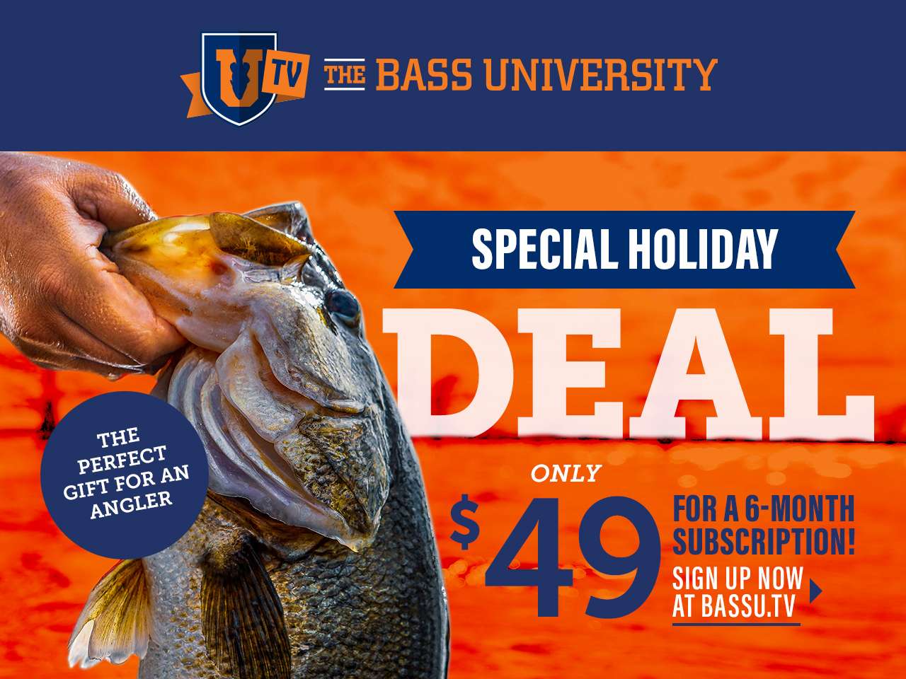 <p><strong>The Bass University Holiday Special</strong></p><p>Jerkbait Flow with two-time Bassmaster Classic champion Hank Cherry. Tournament Practice with a Purpose with Gerald Swindle. Forward Facing Sonar & 360 Imaging with Patrick Walters. Those are just three of the more than 700 in-depth, comprehensive video training courses you have access to with Bass University TV. All deep dive into the topics as taught by the sportâs top pros. $49. <a href=