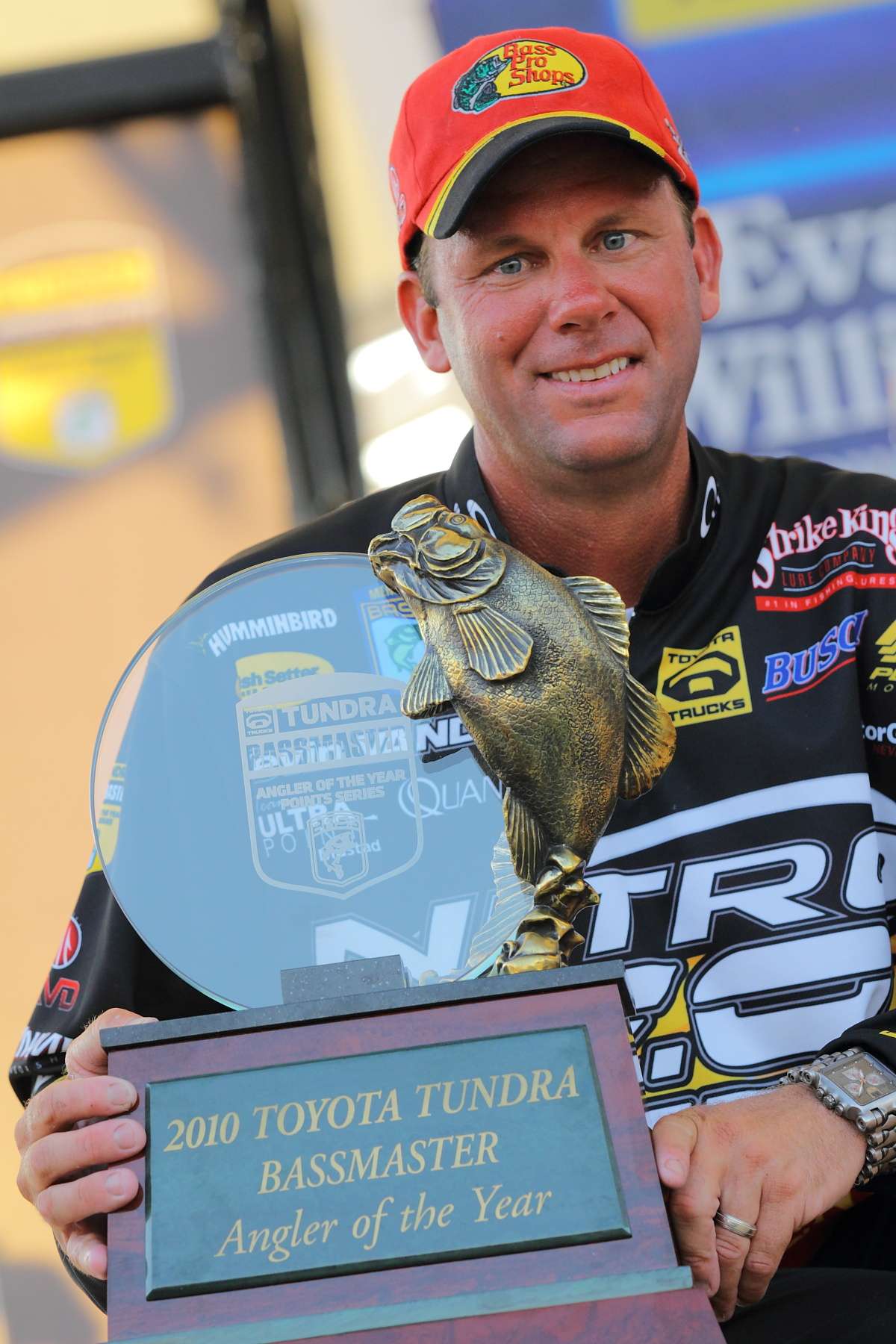 <b>2010</b><br>He also joined Mark Davis and Skeet Reese as anglers who followed up an AOY with a Classic championship.
