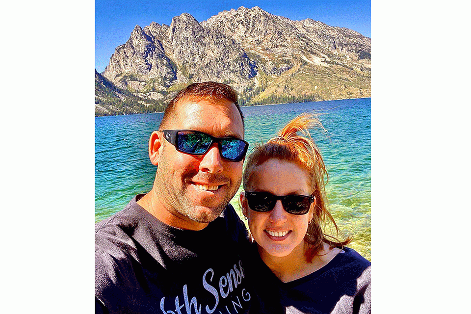 Lake Fork champ Lee Livesay tied the knot a week or so after LeHew, and he and Taren toured some spectacular natural sites like Jenny Lake in the Grand Teton National Park â¦