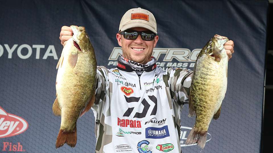 Patrick Walters recovered from a poor Day 1, when he managed only three bass to stand 91st. This 6-5, which took the Day 2 and overall Phoenix Boats Big Bass awards, helped him climb to 77th. Walters dropped from second in AOY to finish fourth.