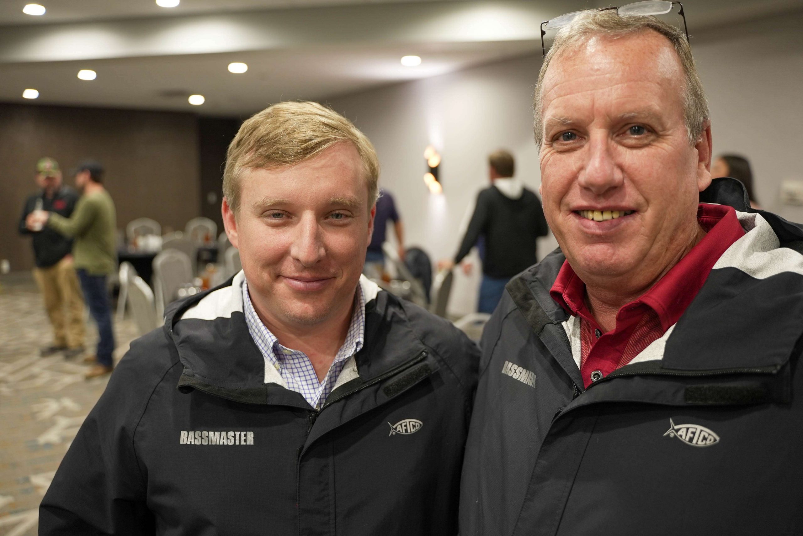 The new tournament director of the Bassmaster Opens, Hank Weldon and the new Vice President of Tournaments, Chris Bowes.