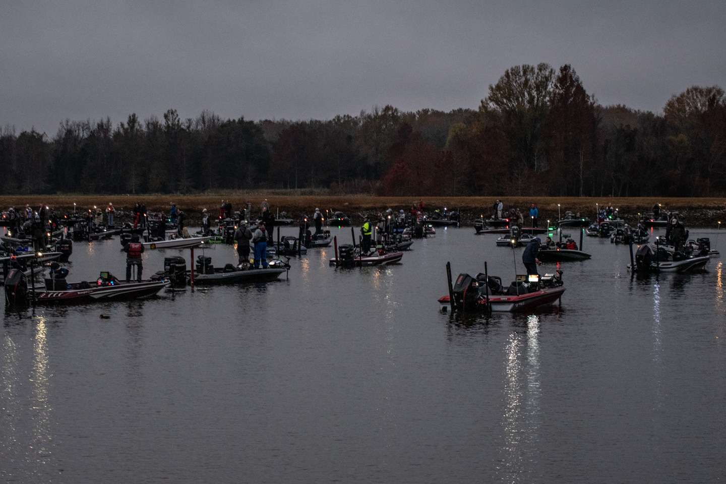 Take a look at the early action on Day 1 of the Bassmaster Team Championship at Lake Eufaula. 