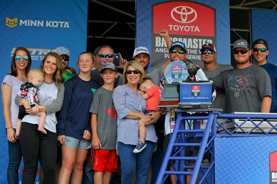 <b>2018</b><br>
Lucas' seventh-place showing at the AOY Championship marked his fifth straight Top 12 appearance in a Bassmaster Elite Series event, dating back to the regular-season tournament held on the Sabine River in Orange, Texas, in June of 2018.