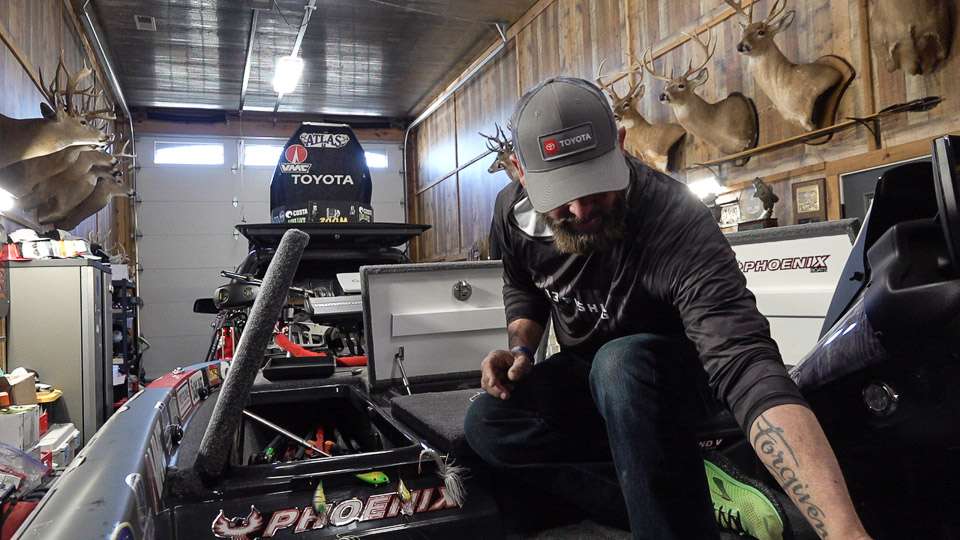 The two-time Bassmaster Angler of the Year is finalizing preparations for the season to come, while fishing some local tournaments to get in shape. 