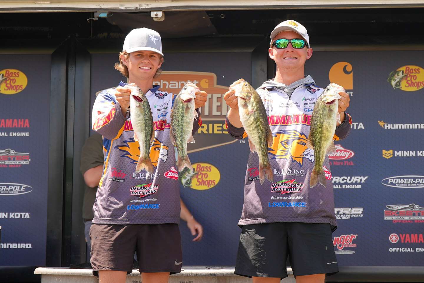 <b>Chase Carey - Dylan Akins, Emmanuel </b><br> Emmanuel College has made a splash in the college fishing world and that is largely due to the success of Chase Carey and Dylan Akins. In 2021, the duo never finished lower than 40th in any of the four regular season events, which resulted in a fourth-place finish in the Team of the Year. 