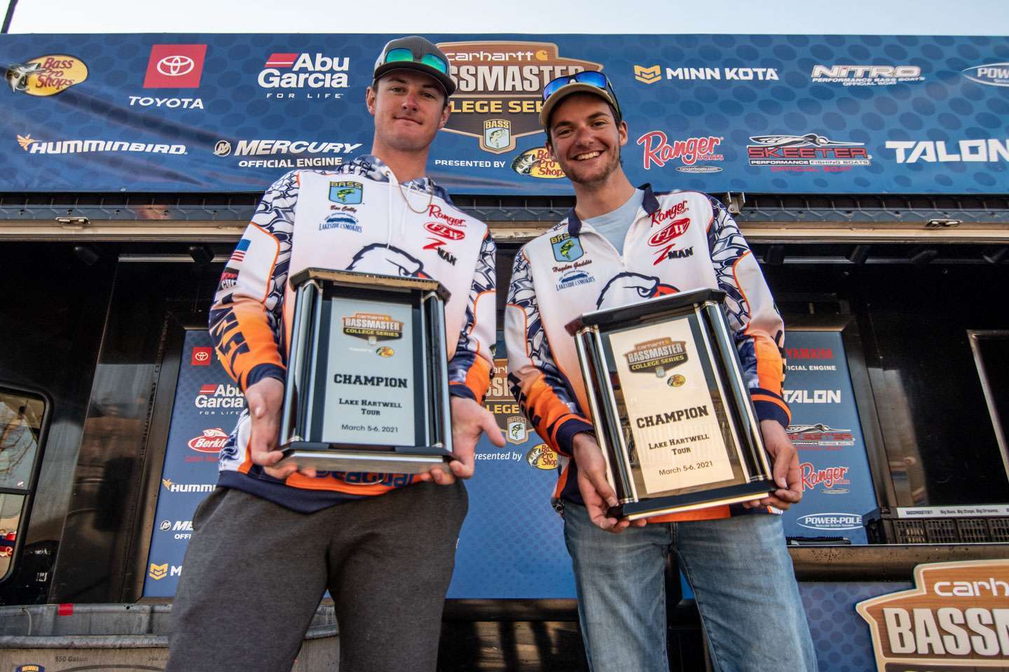 <b>Ben Cully - Hayden Gaddis, Carson-Newman University</b><br>  After discussing this list with current college anglers, one thing was evident – the team of Ben Cully and Hayden Gaddis of Carson-Newman is one of the most respected in the country. Cully and Gaddis took home a win at the first stop of the 2021 season at Lake Hartwell and registered two more Top 12 finishes in 2021. The talented duo finished fifth in the 2021 Team of the Year standings. 