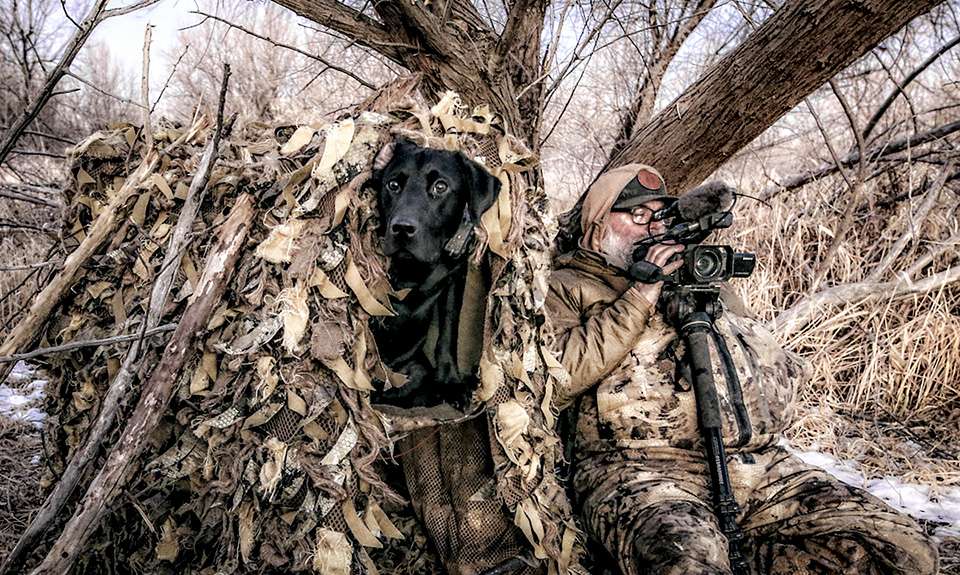 With an eager retriever and a hard-working cameraman