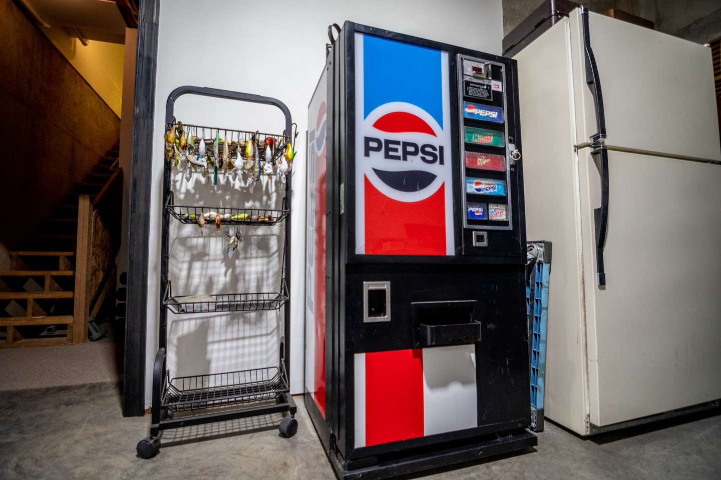 Another of Auten’s collector's items — an old, functioning Pepsi vending machine — also sits at the back of the shop. 