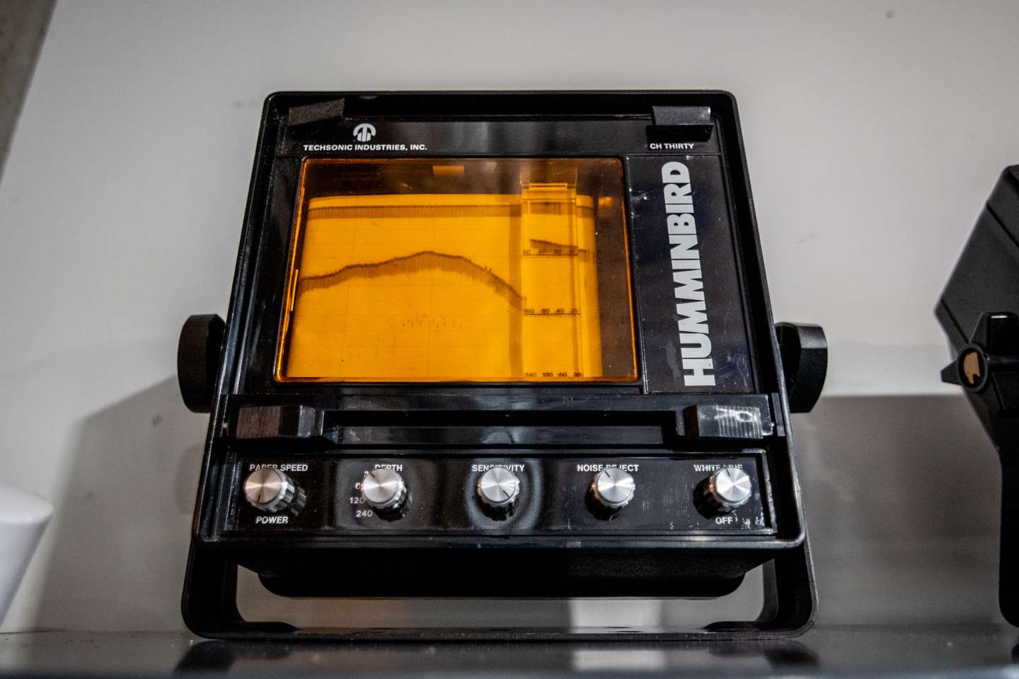The Humminbird CH Thirty was a paper graph recorder popular in the mid-1980s. 