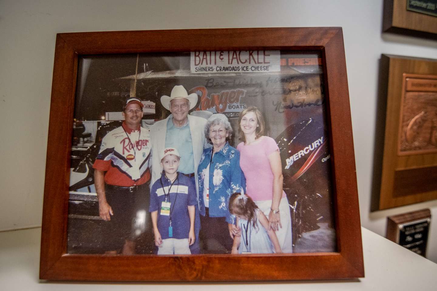 A young Todd Auten poses with his wife, children and Forrest and Nina Wood at one of his first Classics.  <br> Stay tuned for part 2 of Todd Auten's Man Cave! 