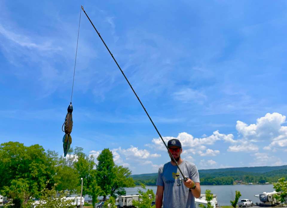 Jocumsen has put his Millerods FlippFreak rod to good use in recent years. This was the rod he used when he placed second at last yearâs Bassmaster Elite at Santee Cooper Lakes.	