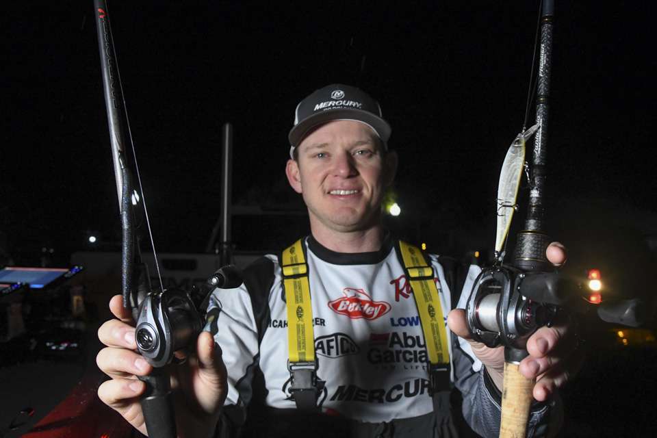 <b>Micah Frazier (10th; 50-13) </b><br />
Micah Frazier alternated between a Texas-rigged worm and jerkbait for success on the St. Johns River.<br />
” class=”wp-image-572177″ width=”960″ height=”640″><figcaption><b>Micah Frazier (10th; 50-13) </b><br />
Micah Frazier alternated between a Texas-rigged worm and jerkbait for success on the St. Johns River.<br />
</figcaption></figure>
<figure class=