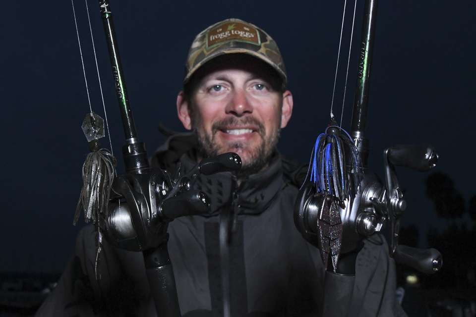 <b>David Mullins (5th; 64-7) </b><br> David Mullins rotated between a swim jig and bladed jig to cover his areas.  