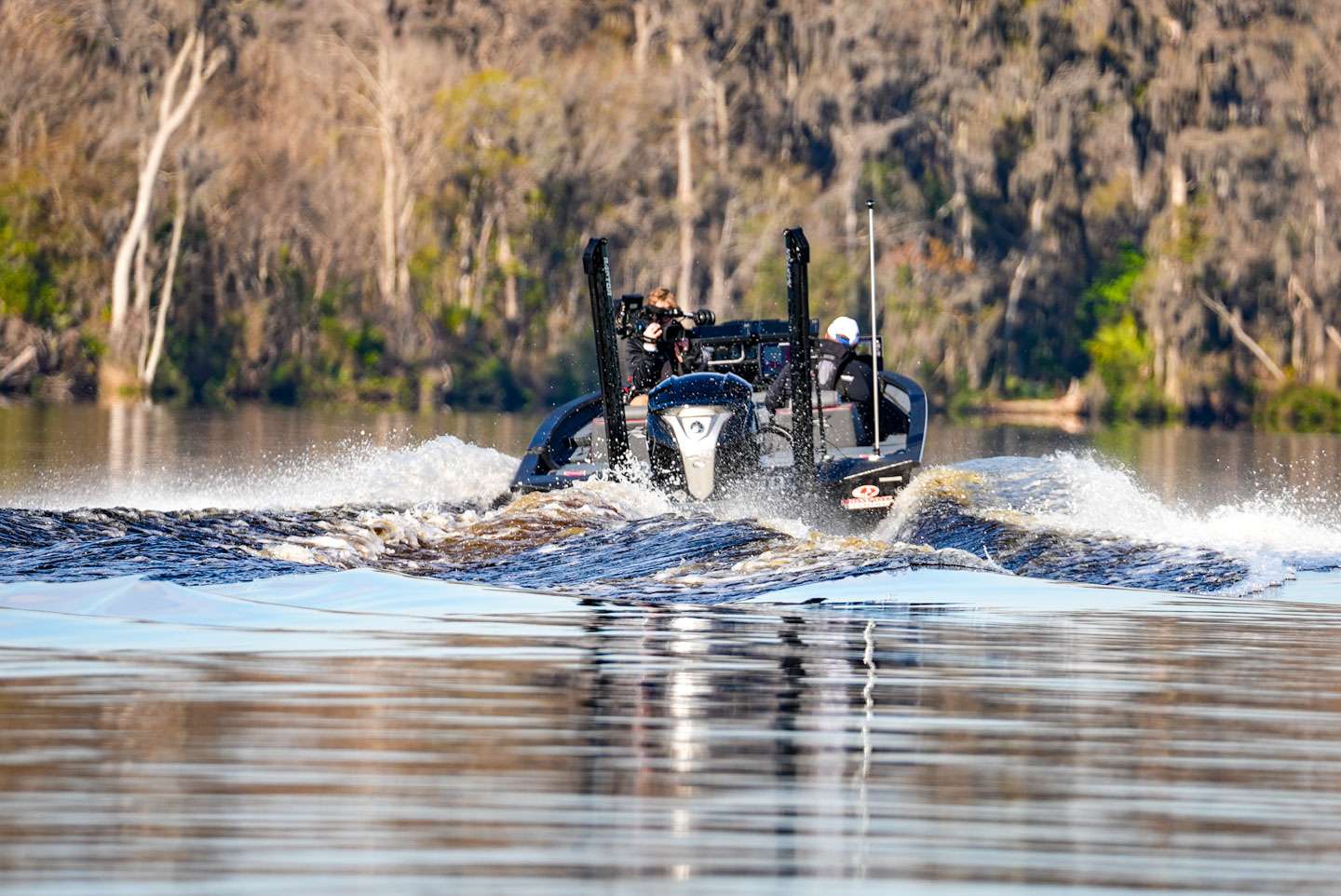 With that, Lowen makes the move down the lake.