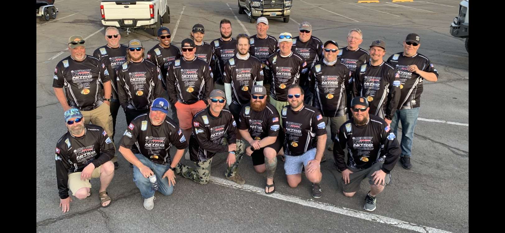 Team Wyoming – Front row: Jeff Larson, Andrew Sayles, Earl Wells, Dusten Stewart, Chris Harvey, Tim Rawlings. Back row: Randy Chandler, Kevin Dehart, Ben Bodily, Austin Tate, Cody Pierson, Nigel Dalton, Russell Baker, Carson Park, Bubba O’Neill, Shawn Lee, Steve Young, Brent Shores, Kelly Lee, Sonny Mays, Clif Gallagher.