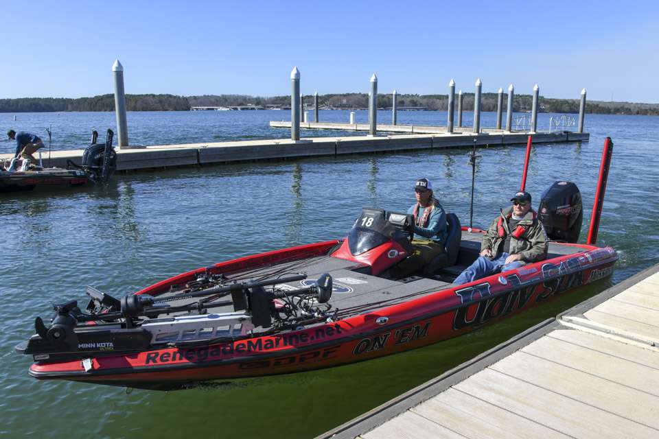 <b>Matt Robertson</b><br> There are still some spotted bass in the drains out deep, but those fish are moving up. I think you’ll see the spotted bass guys bring in 15-pound limits, but the shallow water will be where it goes down.  