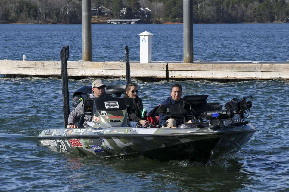 <b>Patrick Walters</b><br> There will still be a lot of fish out deep, and also shallow fish. The bass are moving as quickly as the possibly can. They’ve got spring fever. The water temperature is 58 degrees and rising.  