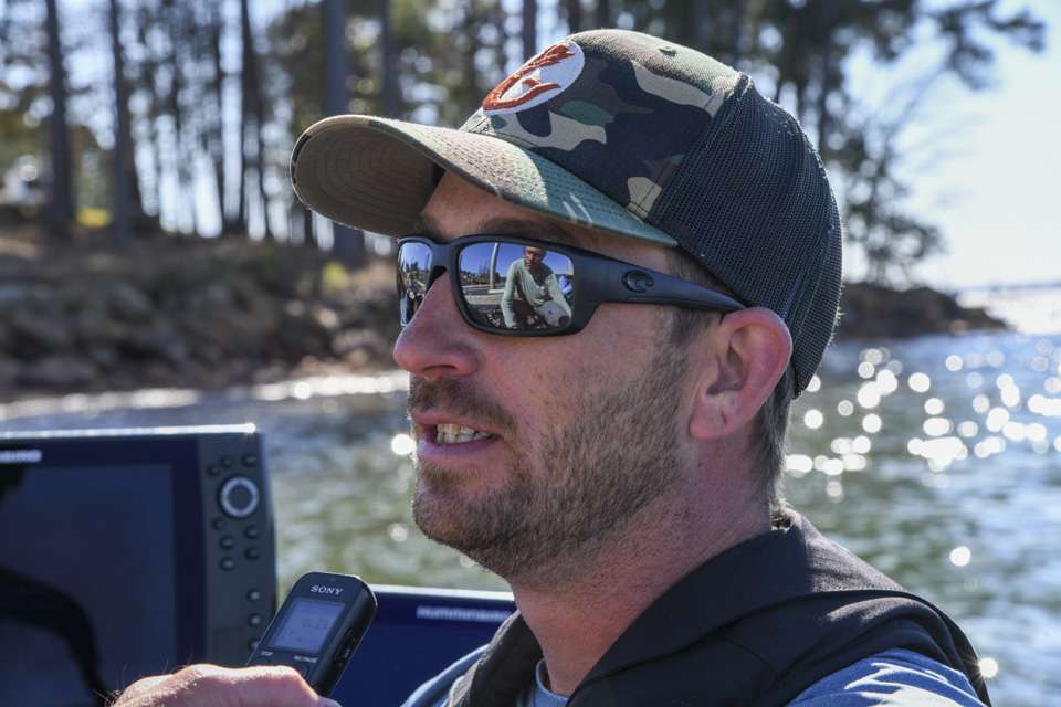 <b>Bryan New</b><br> This was the best practice that I’ve ever had at Hartwell. There are fish in all depth ranges, and in both clear and muddy water. I think you will be able to win doing several different things, and all at different depths, which is what I’m doing.  