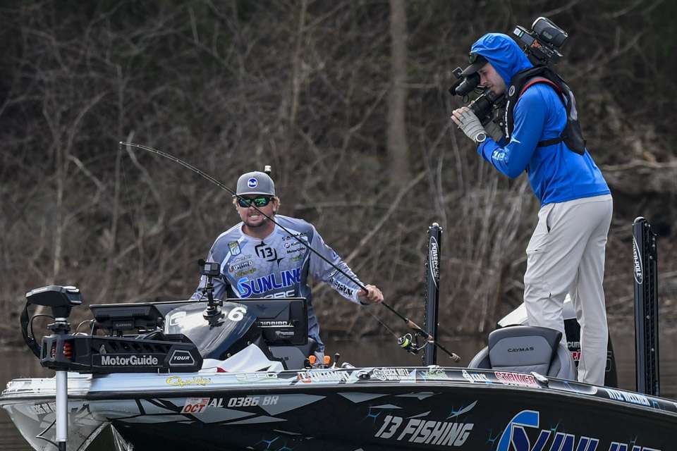 He was right: That bass proved to be the biggest of his day. He logged it into BassTrakk as a 4-pounder.
