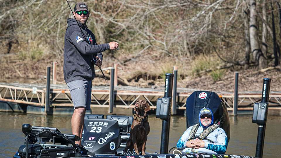 This is Livesay’s second Classic so it’s not surprising he’s relaxed. Livesay is also the proud owner of two Elite Series trophies— from recent wins at Lake Fork and Chickamauga.