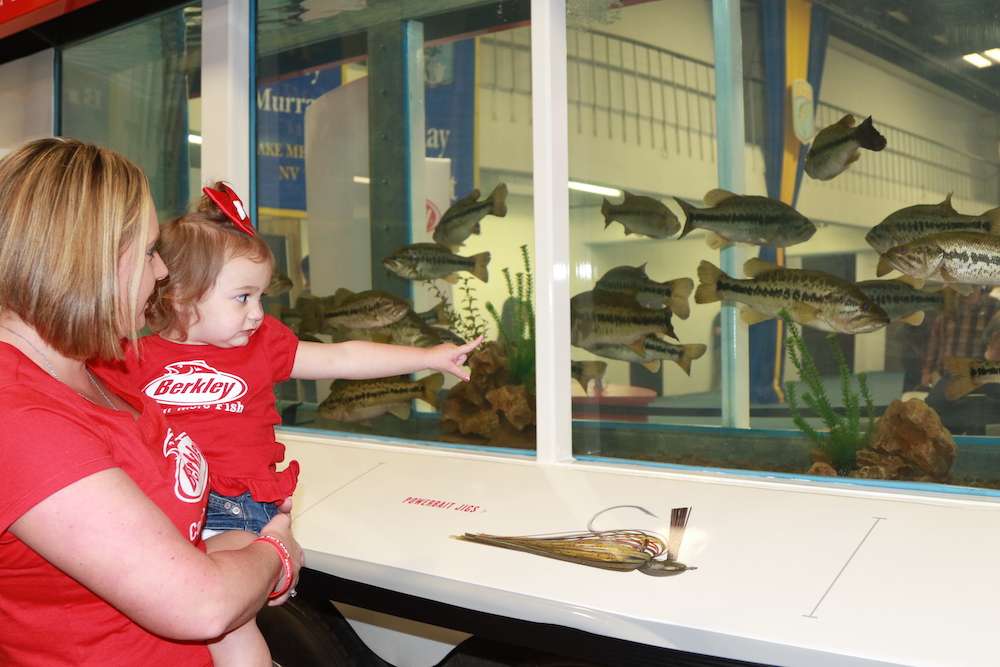 Even little anglers know where the big ones swim.