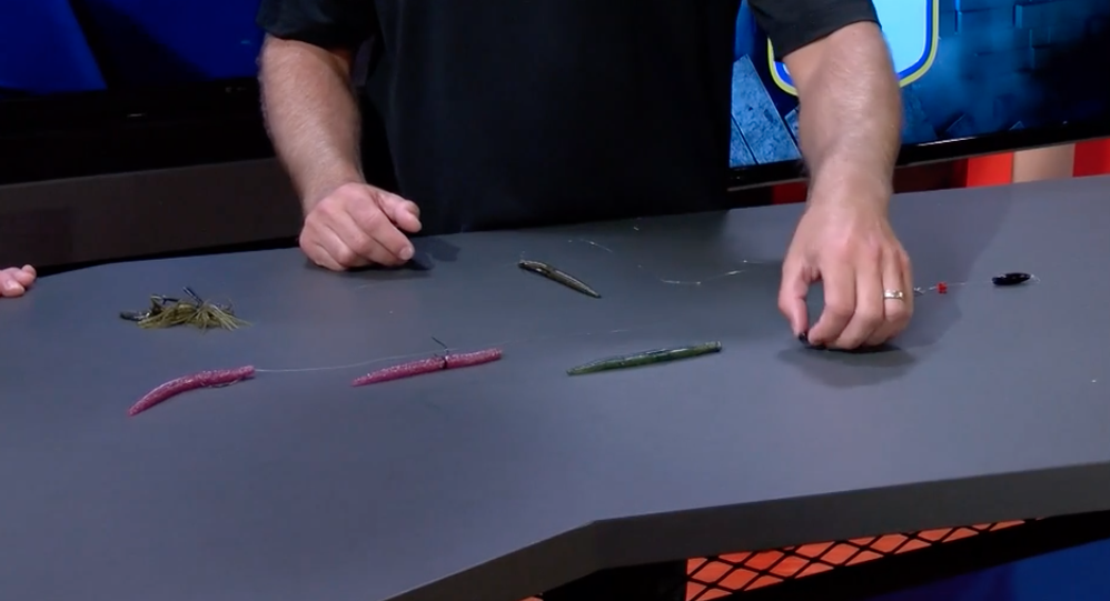 Numerous ways to rig a Yum Dinger Bassmaster