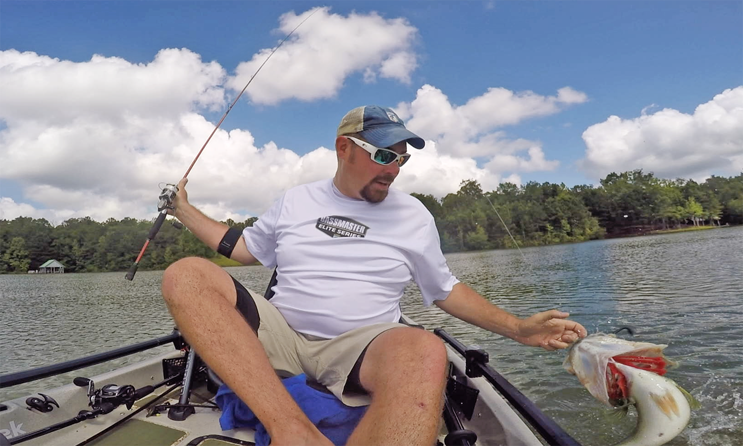 Kayak bass fishing Shaky head bonanza Bassmaster