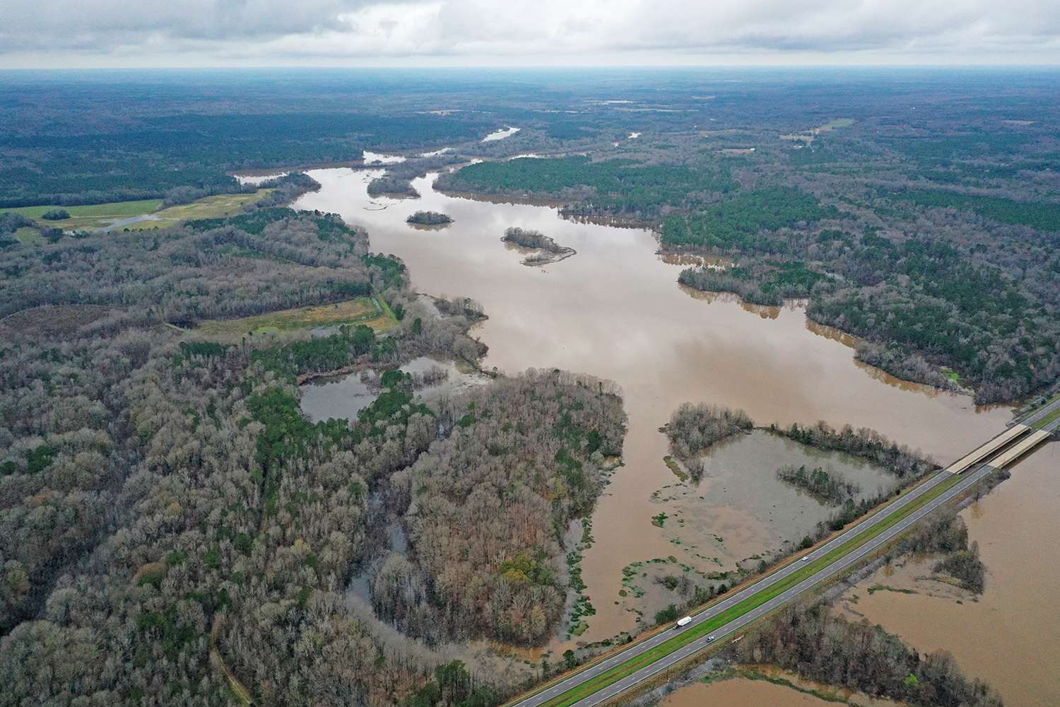 Lake Eufaula from the sky Bassmaster