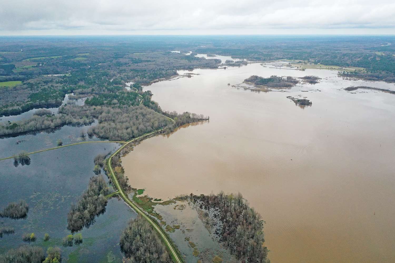 Lake Eufaula from the sky Bassmaster
