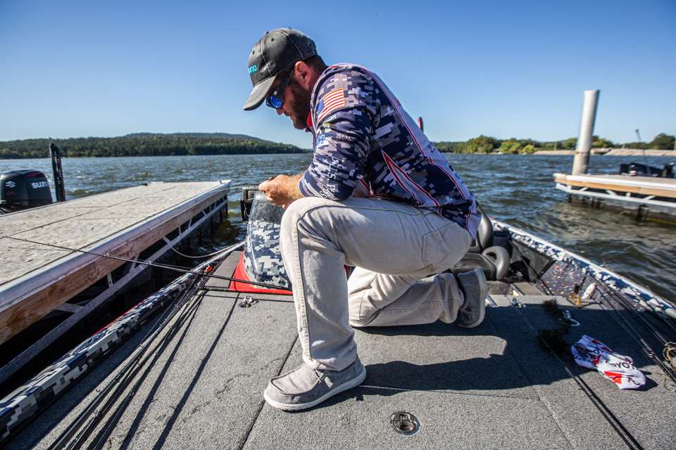 Elites show off their Hey Dude shoes - Bassmaster