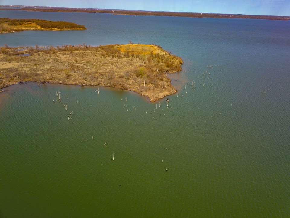 An aerial tour of Lake Ray Roberts Bassmaster