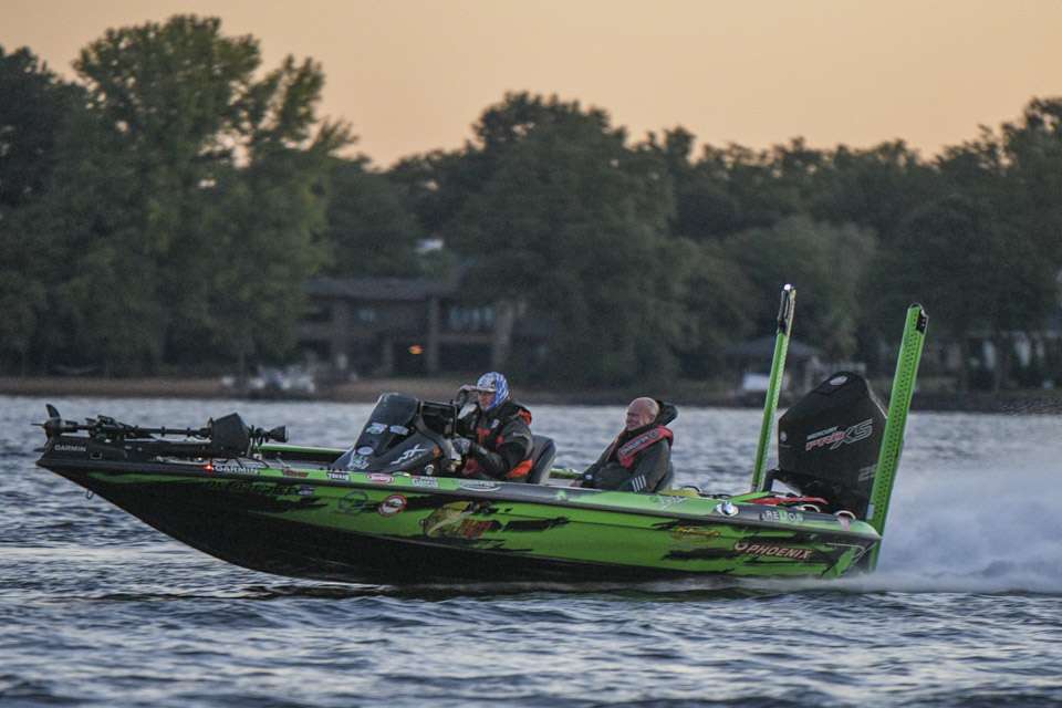 Open Running And Gunning Into Day 1 Bassmaster