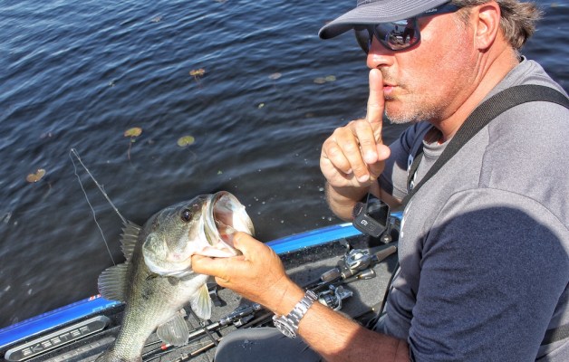 Martin holding a practice catch