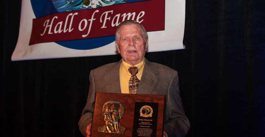 Blake Honeycutt on the Hall of Fame stage