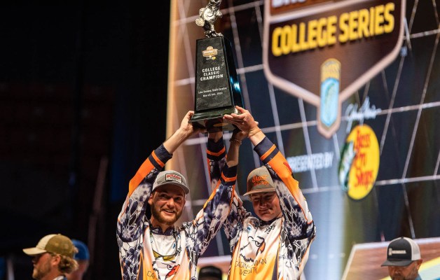 College Classic winners hold the trophy high.