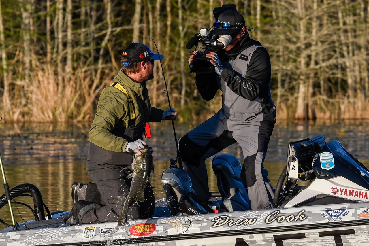 Cook hauls in a fish