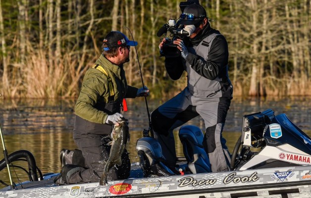 Cook hauls in a fish