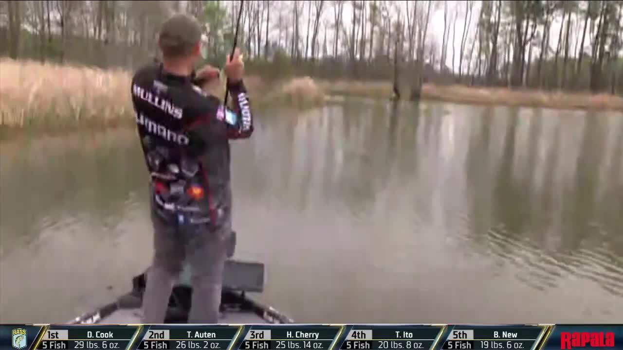 Mullins finds comfort in his fifth keep Bassmaster