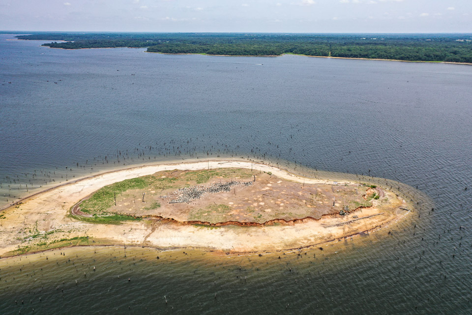 Lake Fork low water flyover Bassmaster