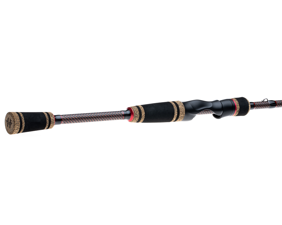 6 IN A 6FT FAST ACTION SPINNING ROD NEW BOOYAH BAIT CO MED./HEAVY XTRA 